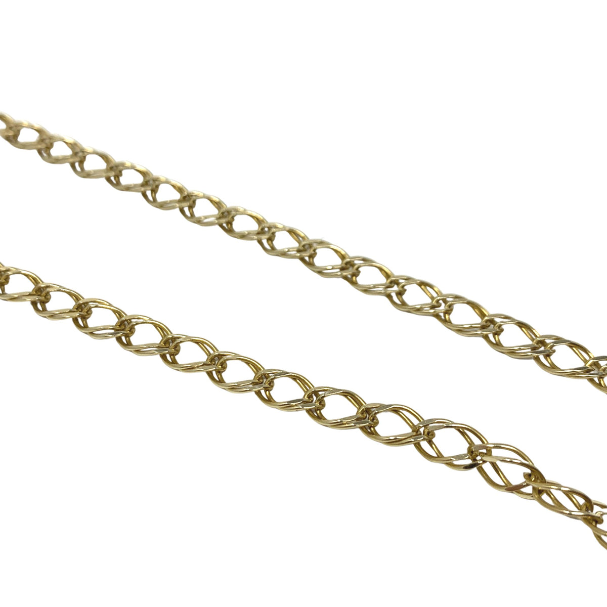 Sigma Italian 14K Gold 20" Double Link Chain Necklace