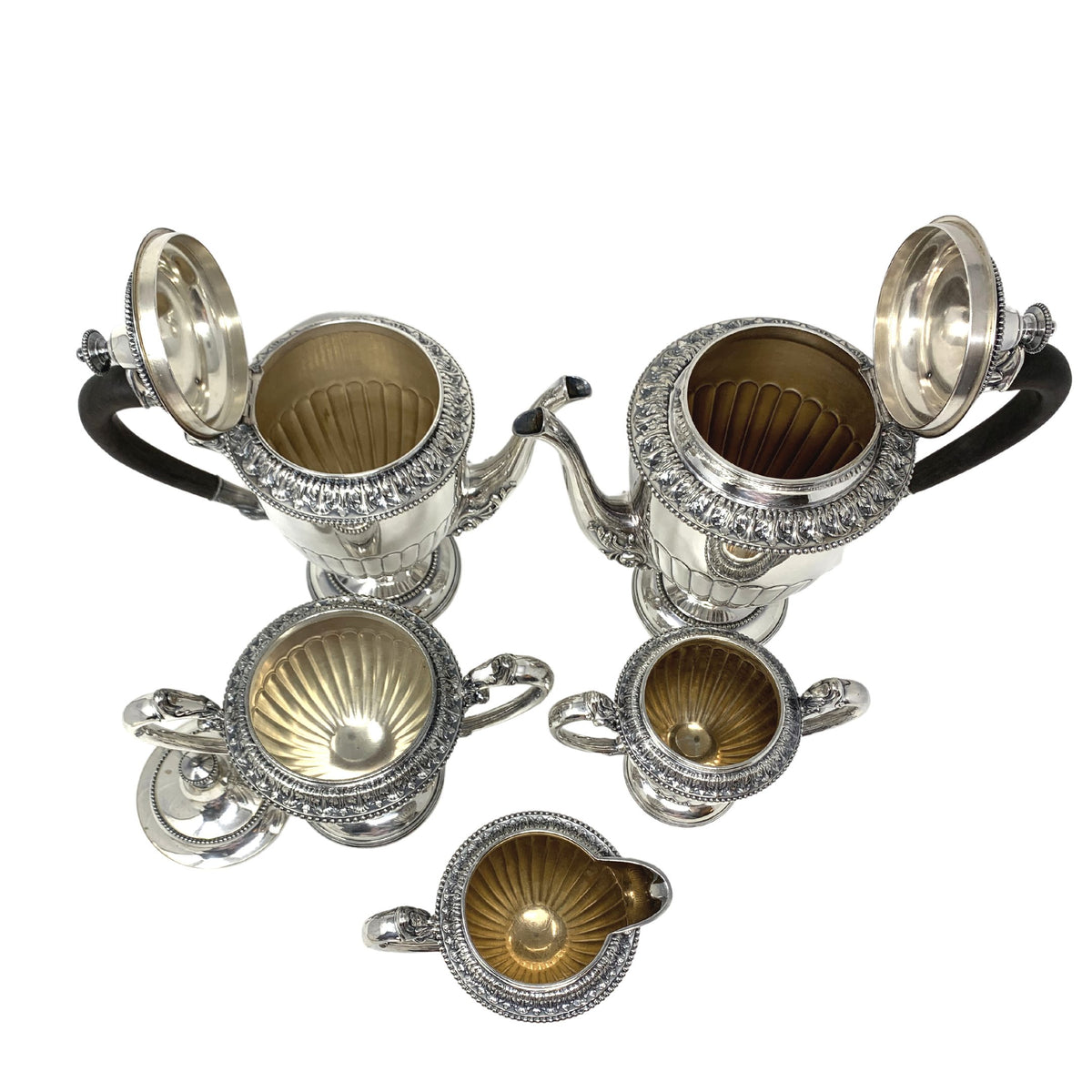 19th Century 5pc Silverplate Coffee & Tea Service by Meriden