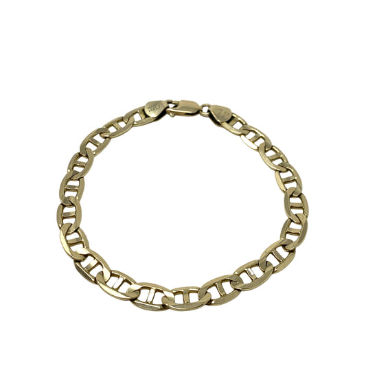 14K Gold Italian 8.5" Anchor Link Bracelet
