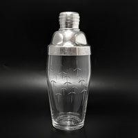 Sasaki "Bamboo" Mid-Century Cocktail Shaker with Lid