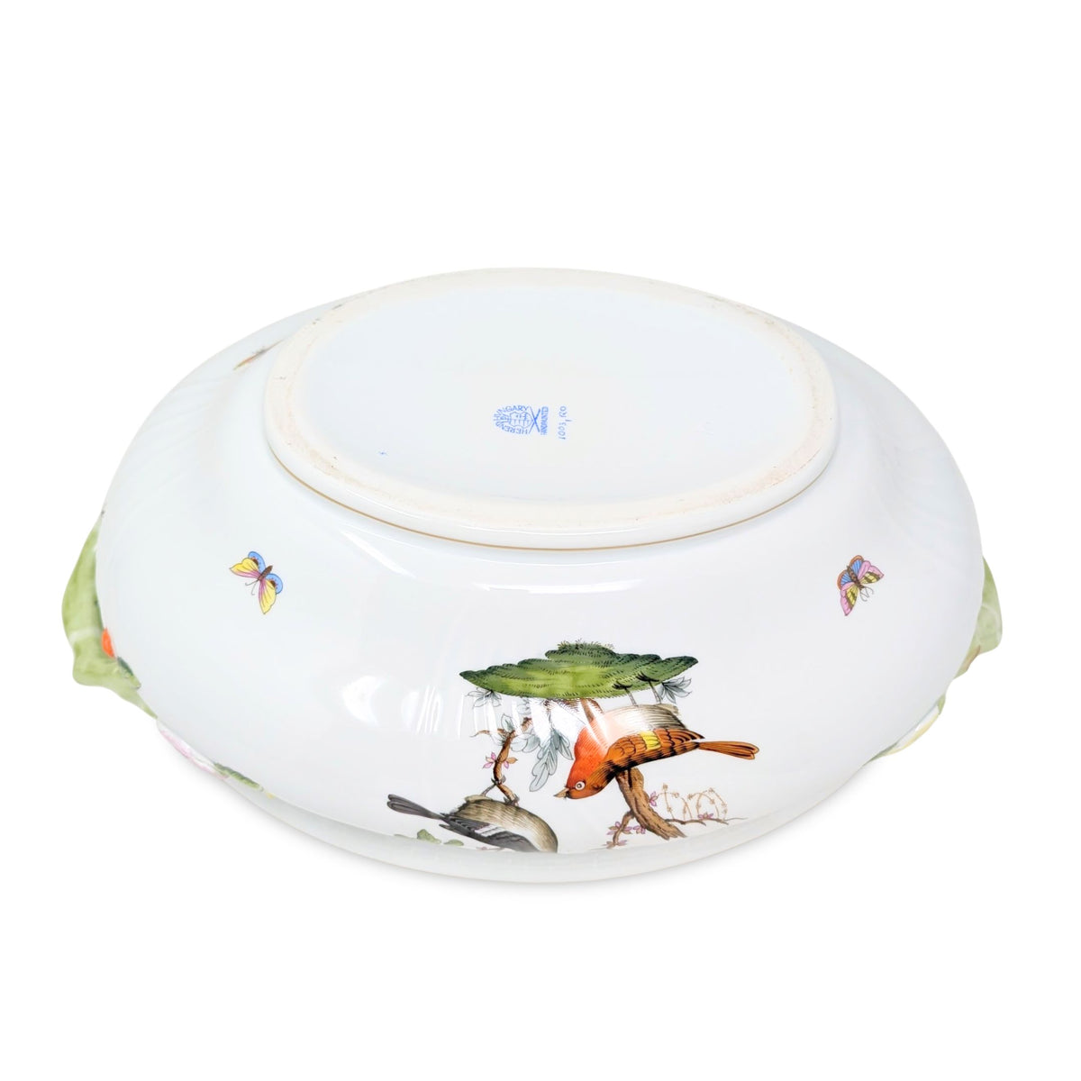 Herend "Rothschild Bird" Soup Tureen W/ Lemon Finial, #1003