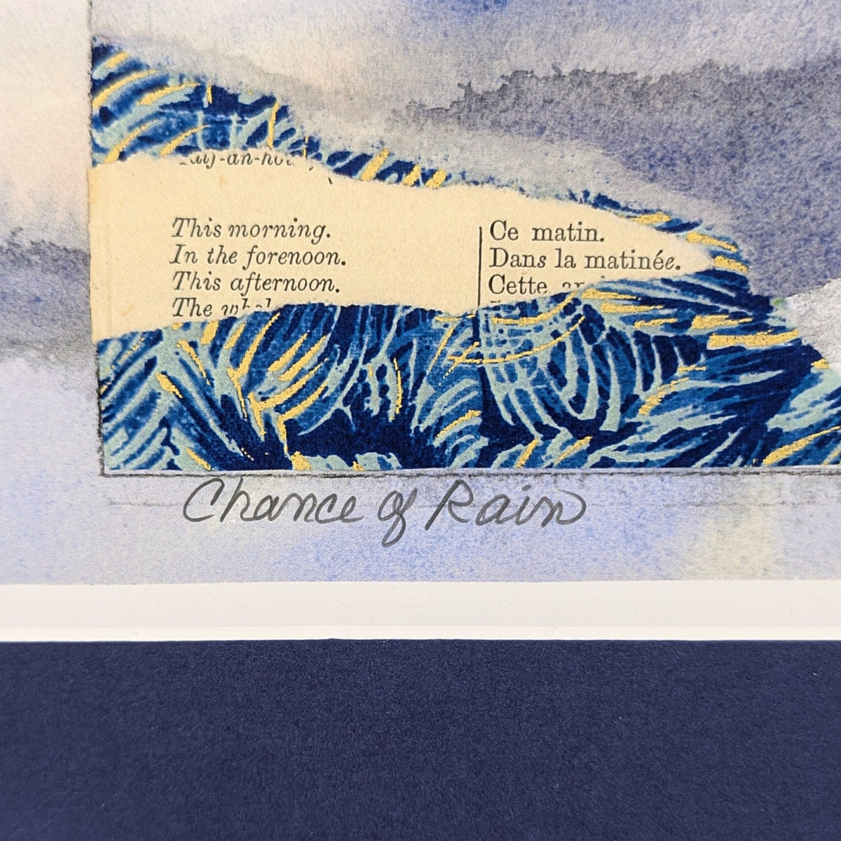 Signed Limited Edition Print "Chance of Rain" by E.M. Corsa