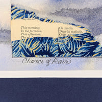 Signed Limited Edition Print "Chance of Rain" by E.M. Corsa