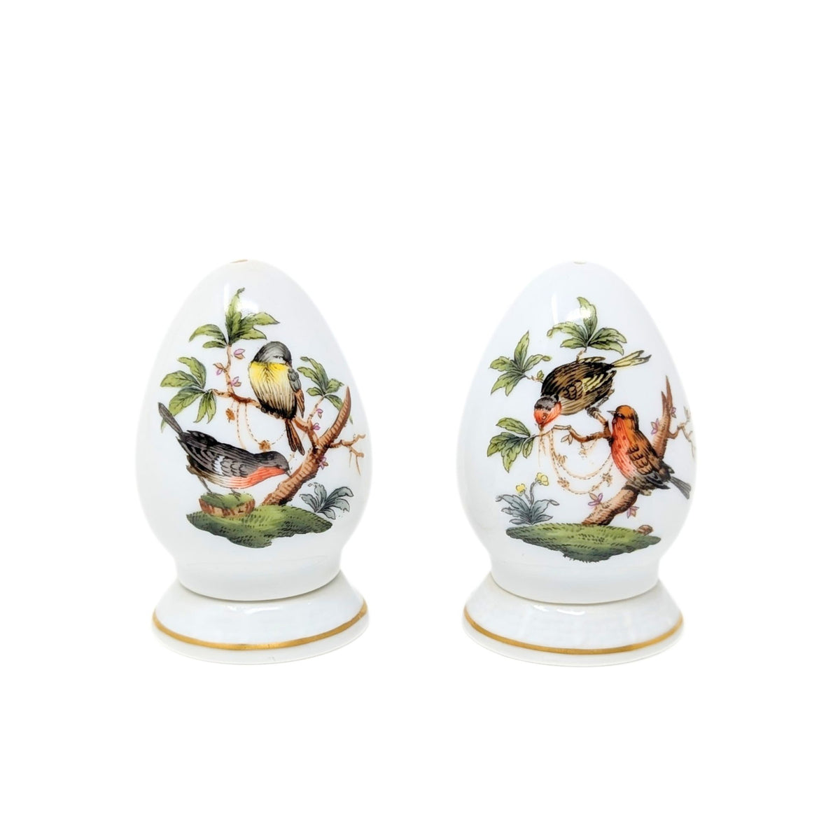 Herend "Rothschild Bird" Salt & Pepper Shakers