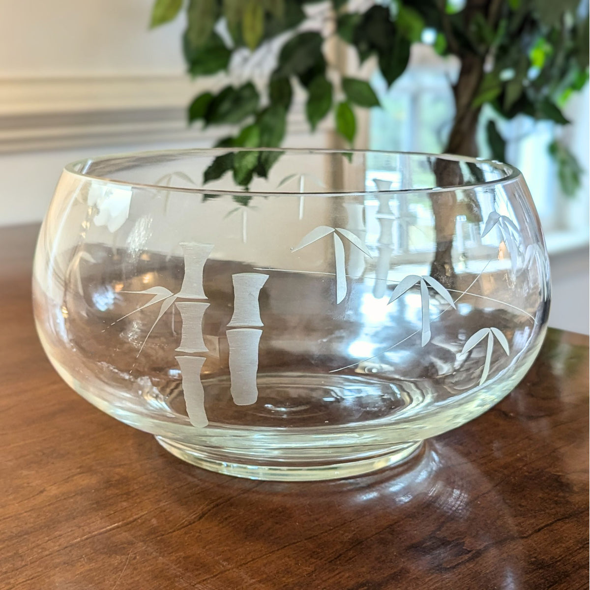 Sasaki "Bamboo" Mid-Century 12" Centerpiece / Punch Bowl