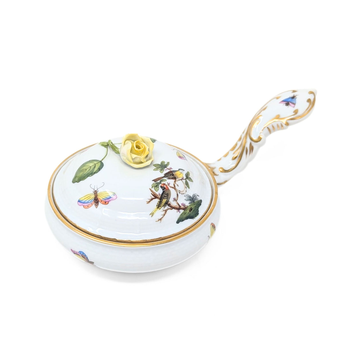 Herend "Rothschild Bird" Patty Pan with Lid