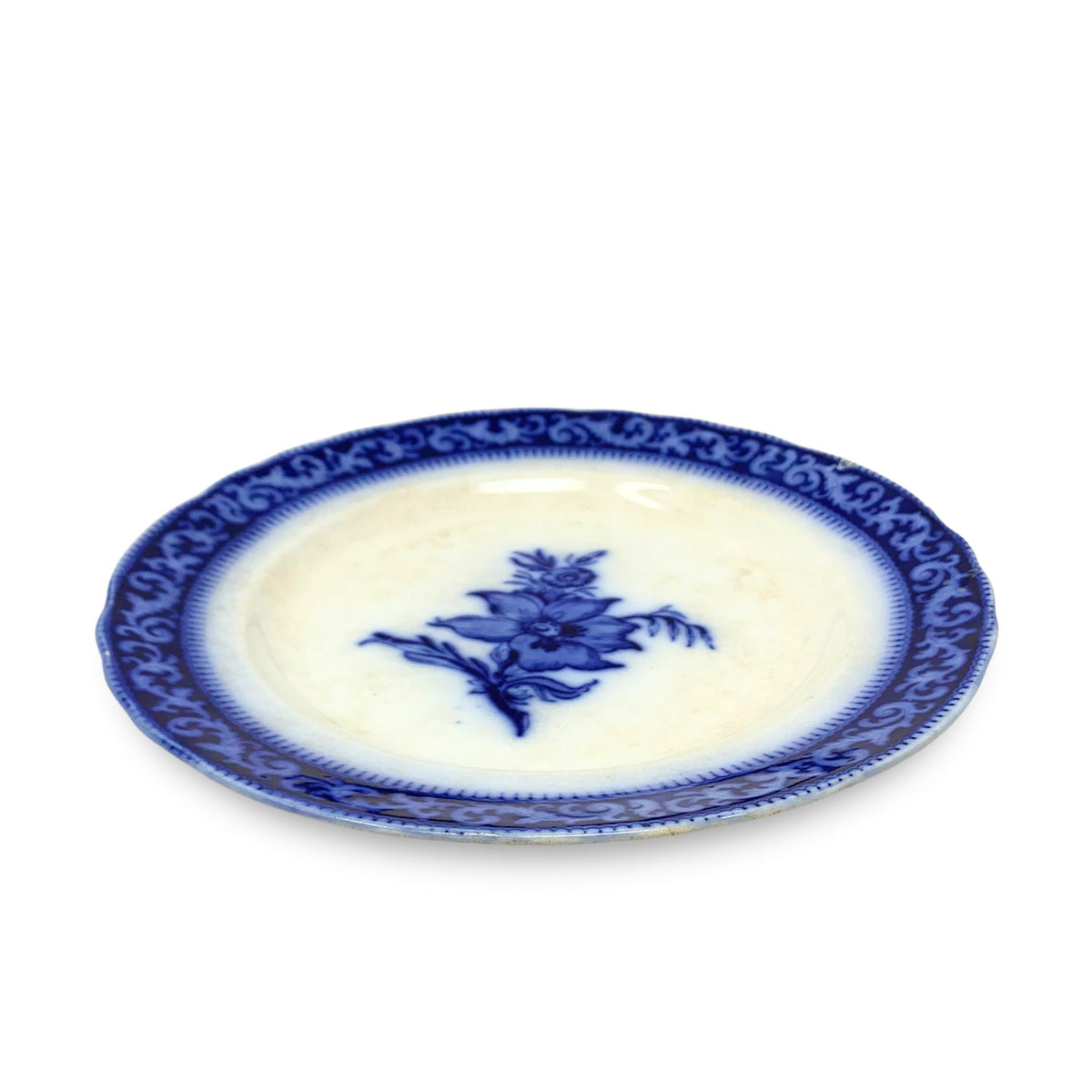 Charles Meigh & Son Flow Blue Dinner Plate