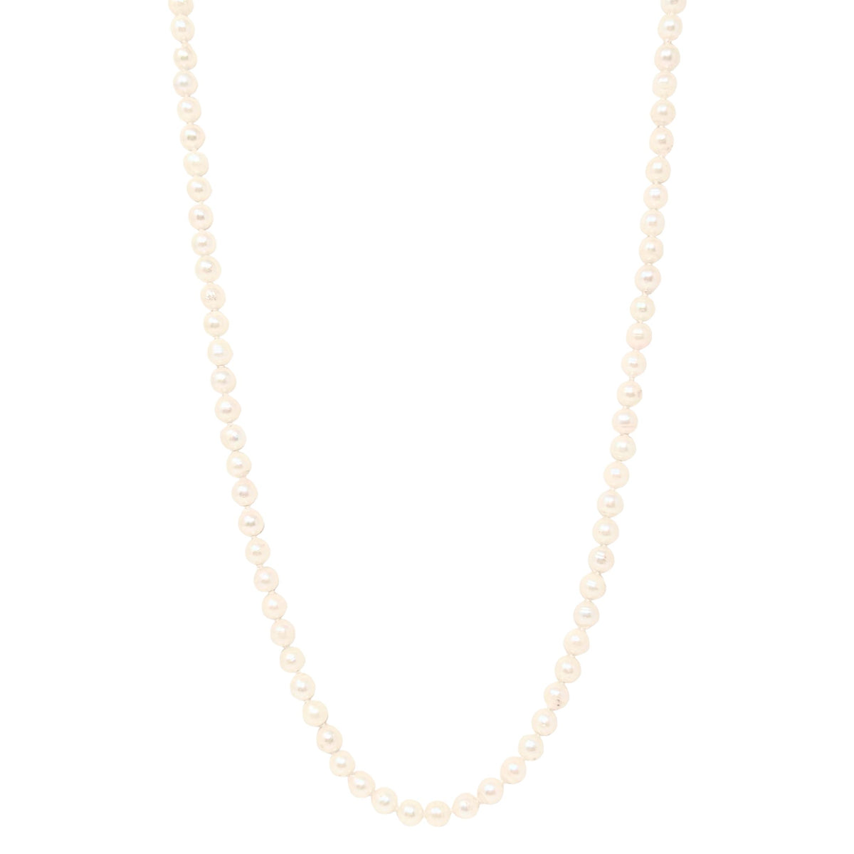 Iridescent Baroque Pearl 34" Necklace
