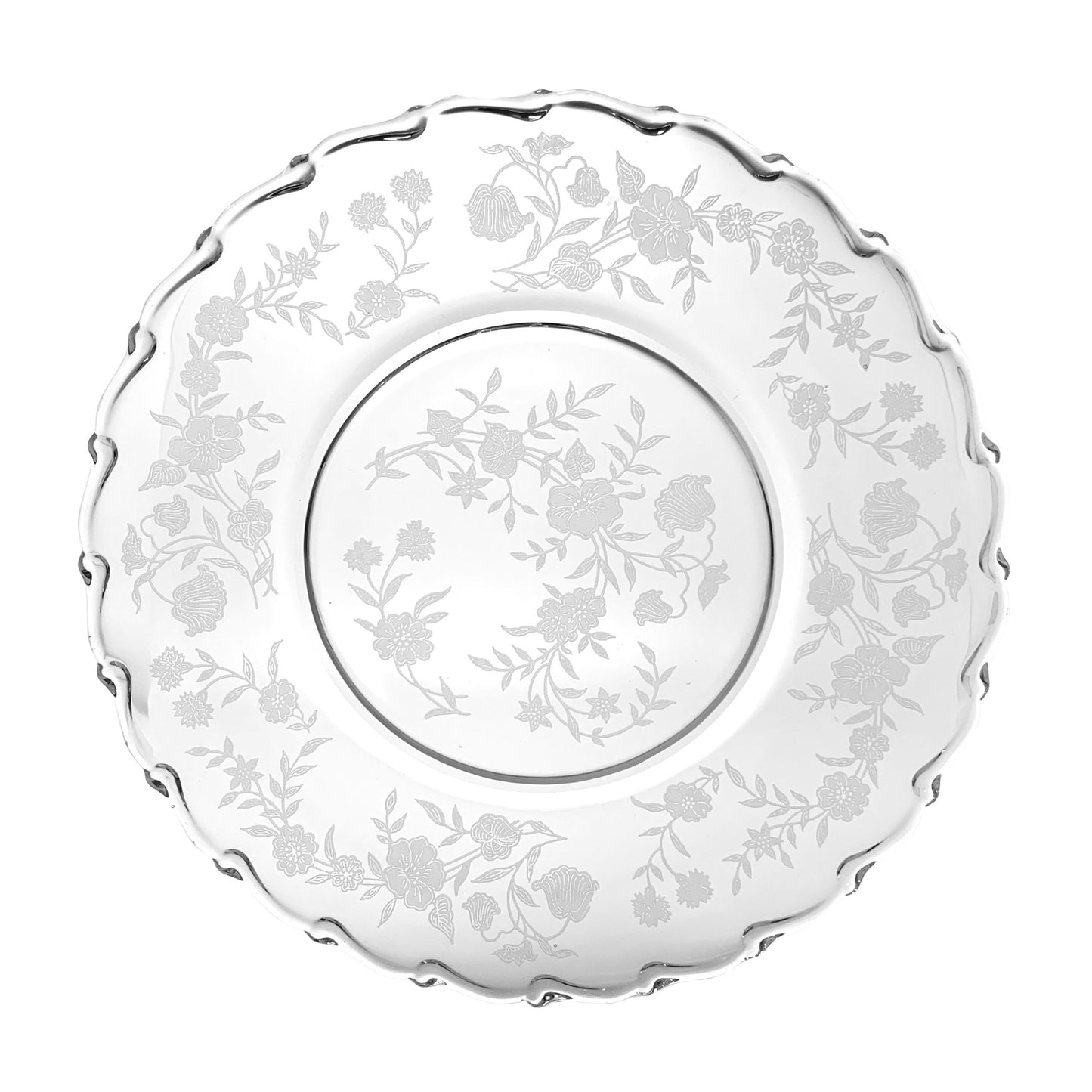 Fostoria "Bouquet Luncheon Plates (Set of 8)