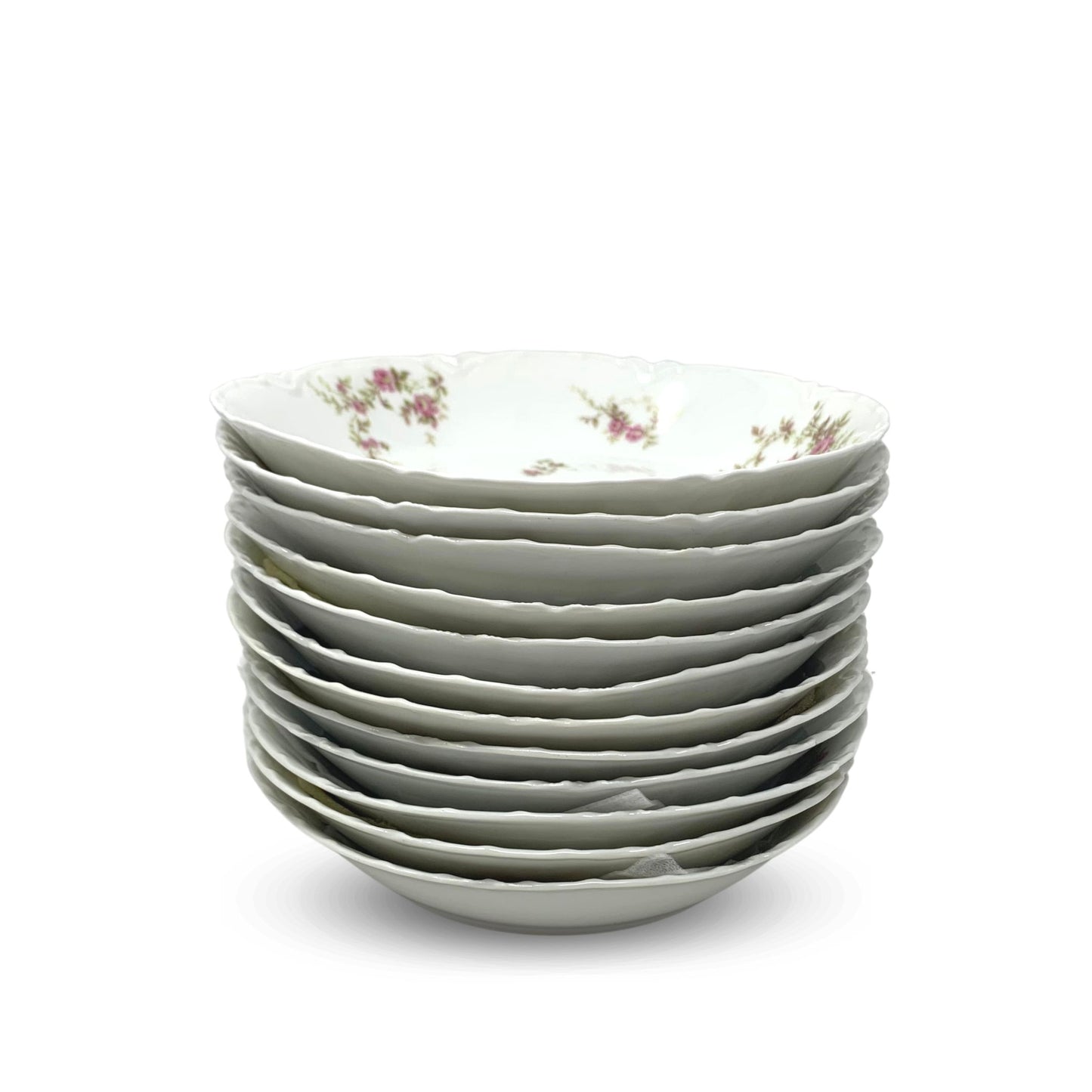 Antique Haviland Limoges Soup Bowls (12)