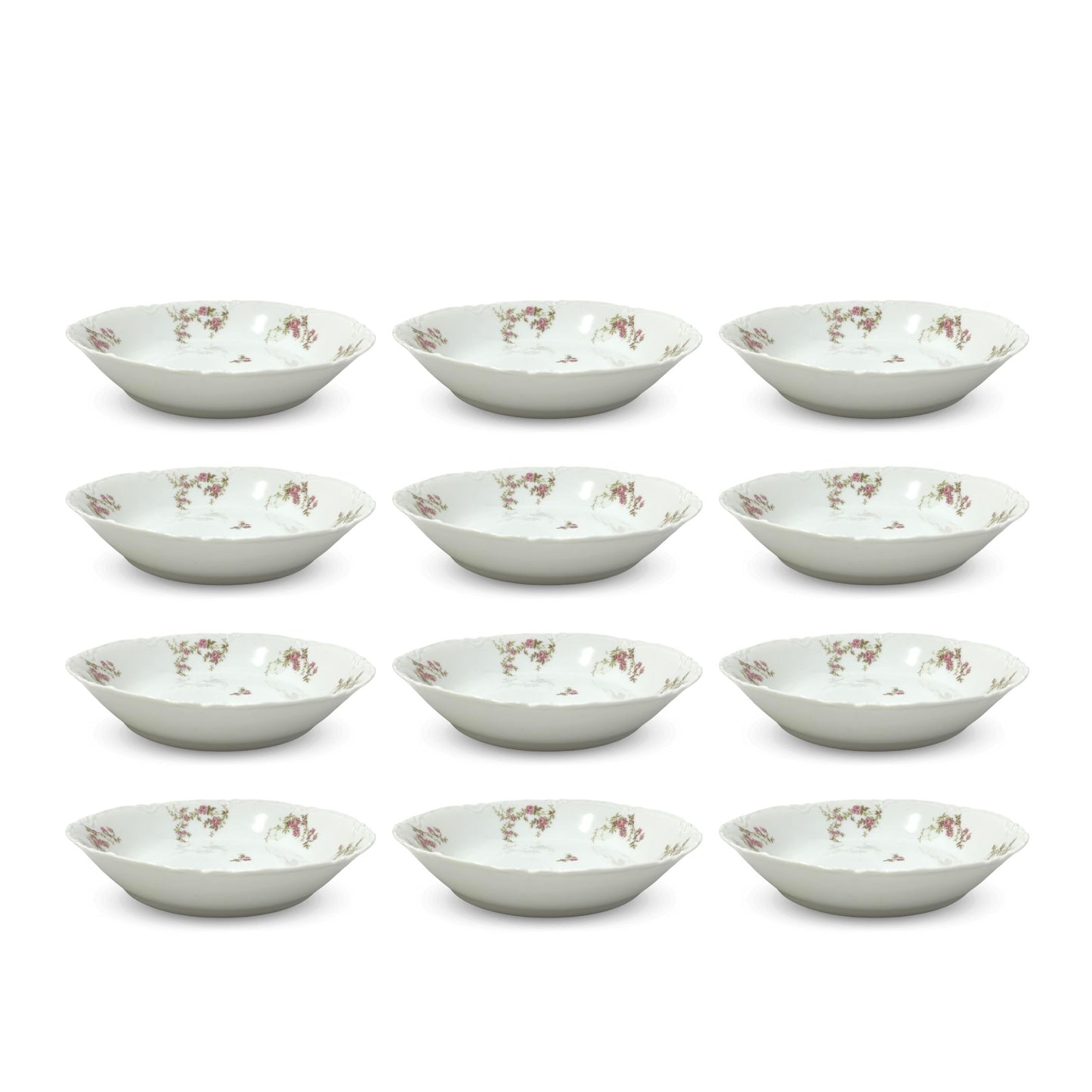 Antique Haviland Limoges Soup Bowls (12)