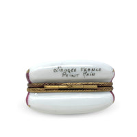 Floral Purse Limoges France Porcelain Trinket Box