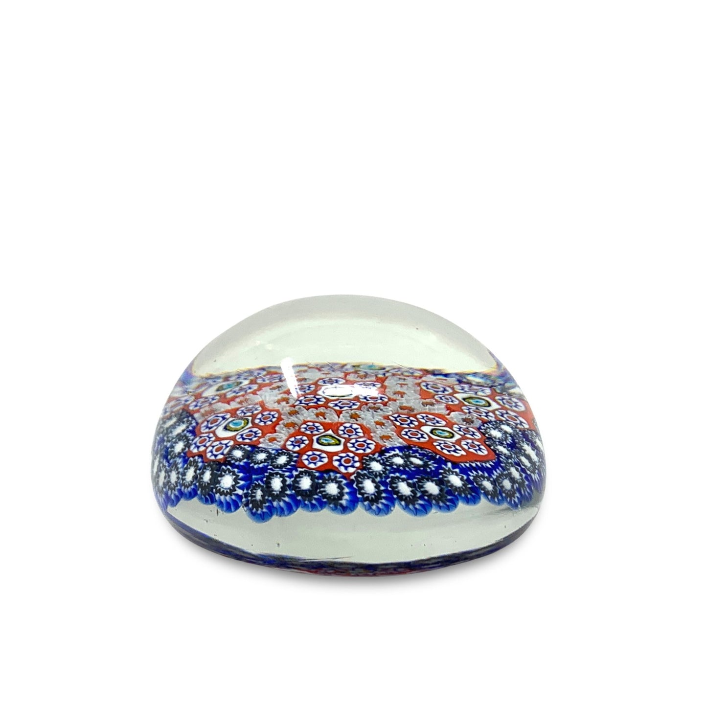 Millefiori Art Glass Paperweight