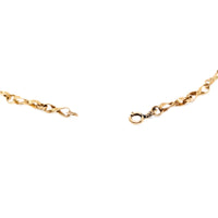Italian 14K Gold 18” Twisted Link Chain Necklace