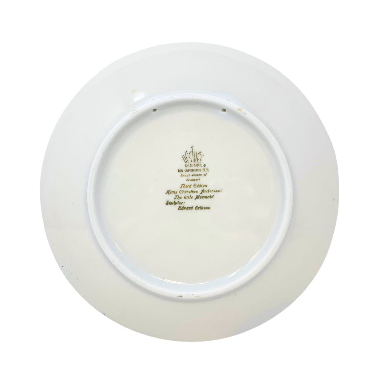 Desiree Denmark Old Copenhagen Blue Collectors Plates (Set of 3)