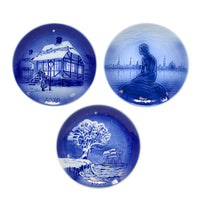 Desiree Denmark Old Copenhagen Blue Collectors Plates (Set of 3)