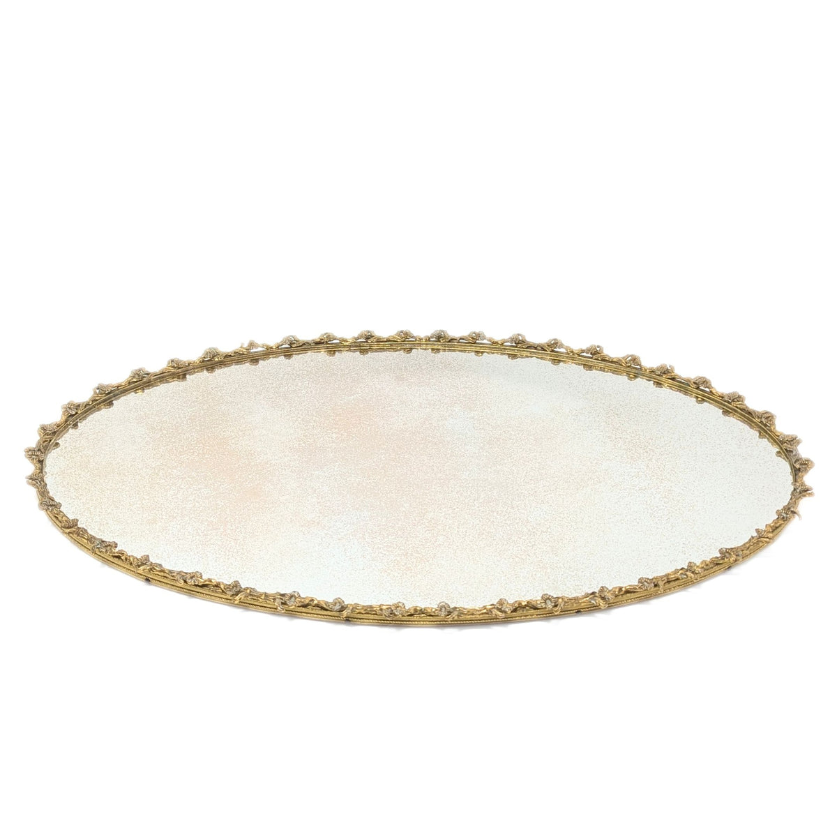 Hollywood Regency Gold Ormolu Vanity Set with Tray