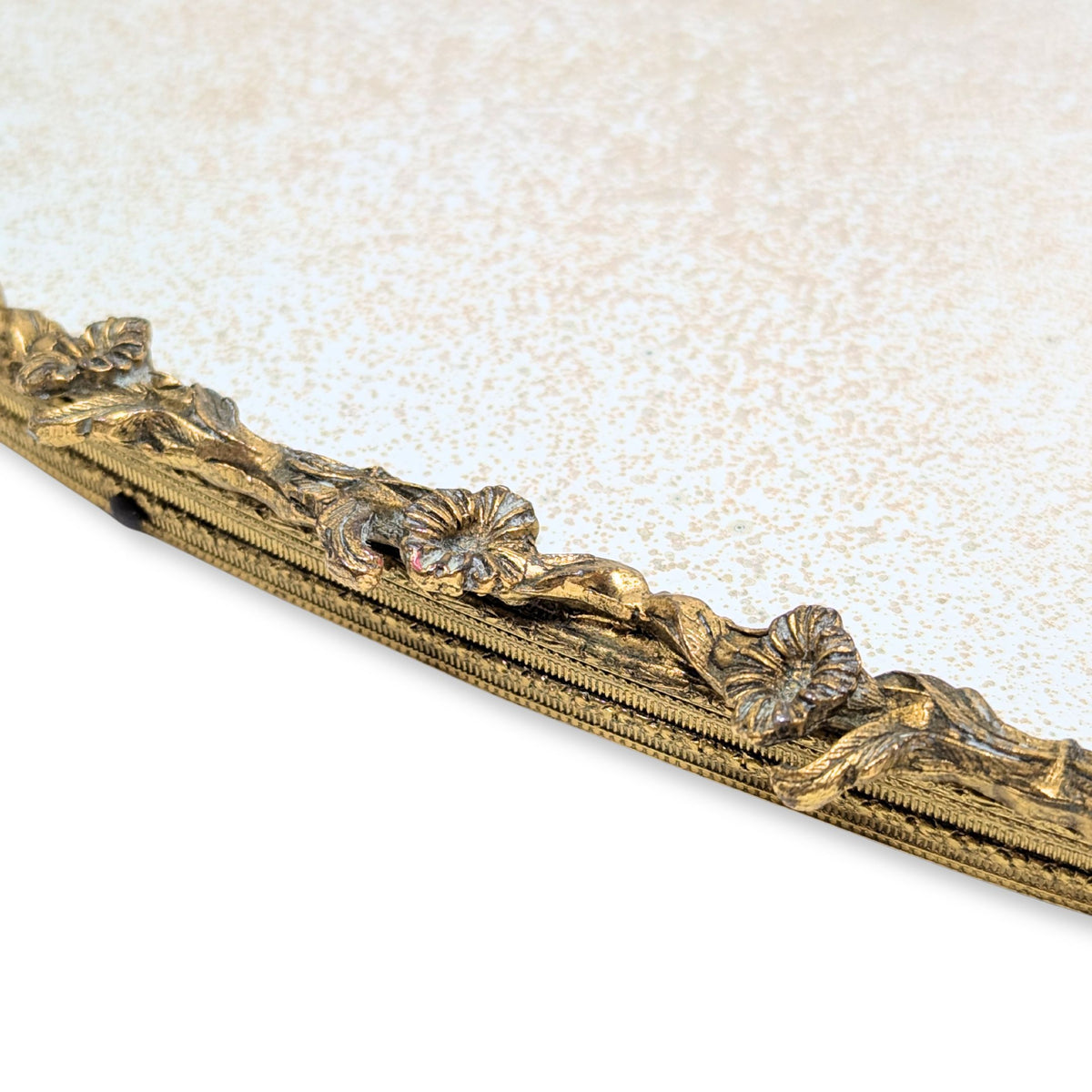 Hollywood Regency Gold Ormolu Vanity Set with Tray