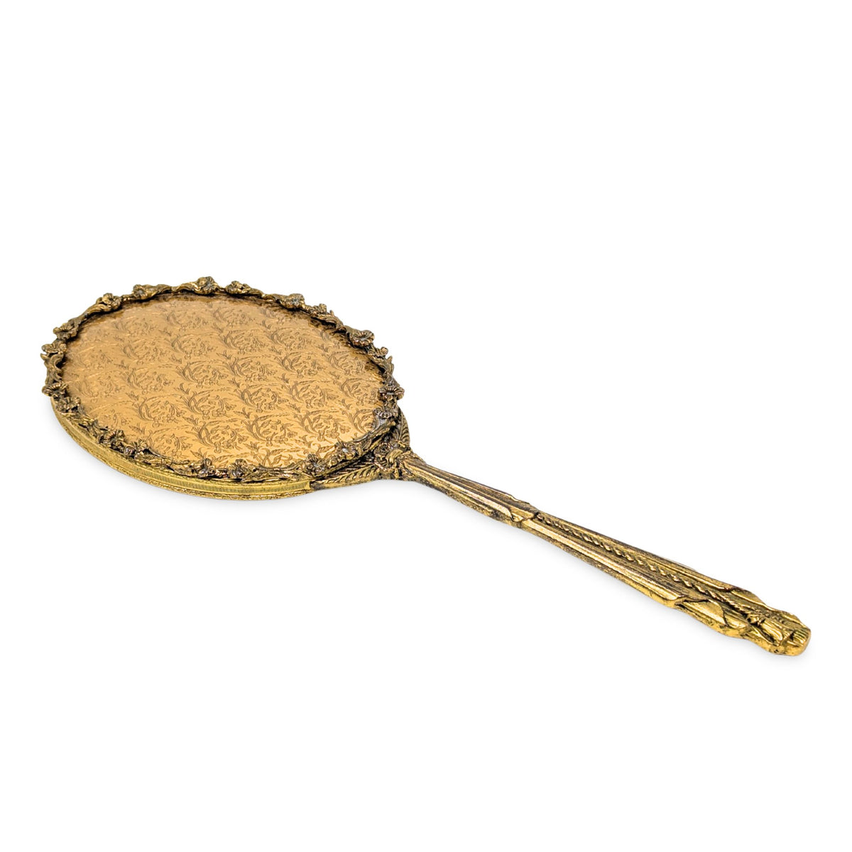 Hollywood Regency Gold Ormolu Vanity Set with Tray