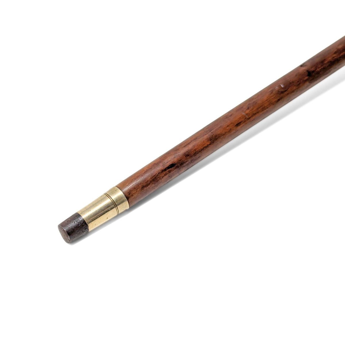 Tiffany & Co. Briarwood, Natural Antler, & 18K Gold 35" Antique Walking Stick