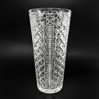 Waterford Crystal "Clare" 12" Tapered Flower Vase