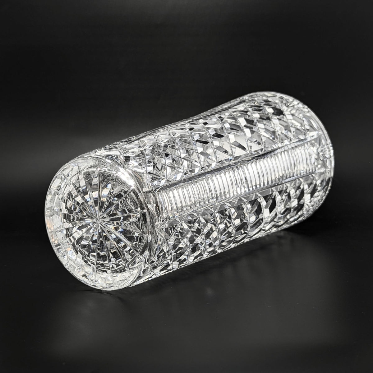 Waterford Crystal "Clare" 12" Tapered Flower Vase