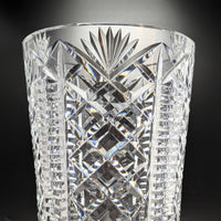 Waterford Crystal "Clare" 12" Tapered Flower Vase