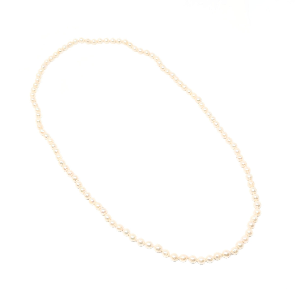 Iridescent Baroque Pearl 34" Necklace