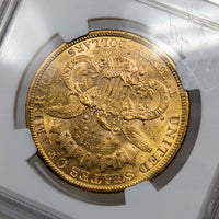 1879-S NGC AU58 Gold $20 Liberty Double Eagle