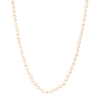 14K White Gold Baroque Pearl 23" Necklace