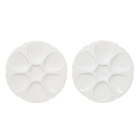 Vintage Hall USA Clam/Oyster Serving Plates (Pair)