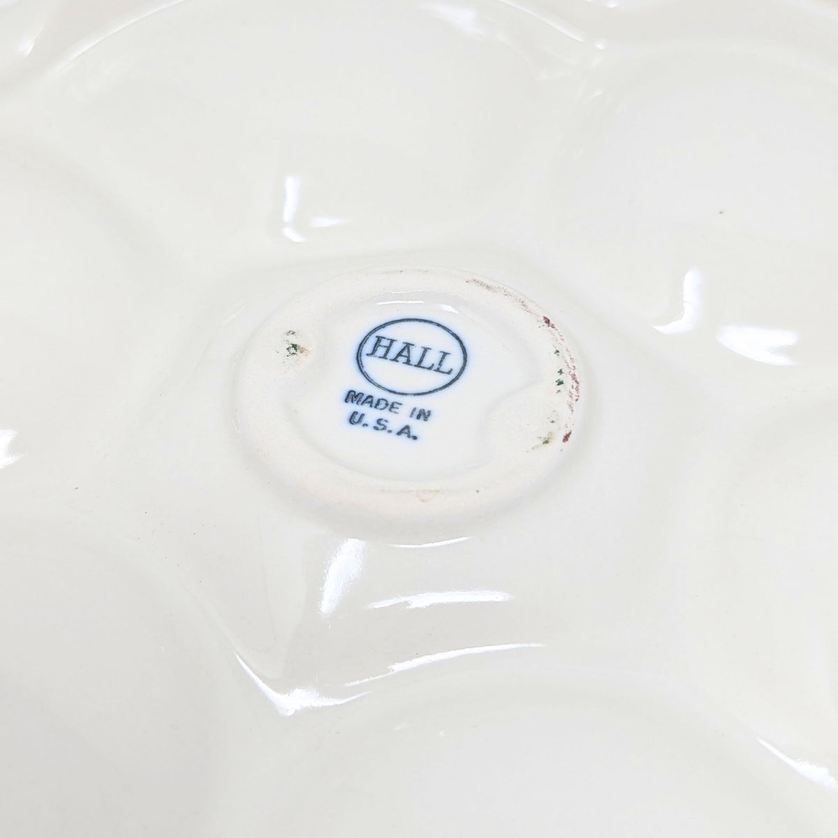 Vintage Hall USA Clam/Oyster Serving Plates (Pair)