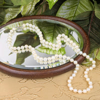 14K Gold 20” Pearl Necklace