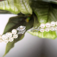 14K Gold 20” Pearl Necklace