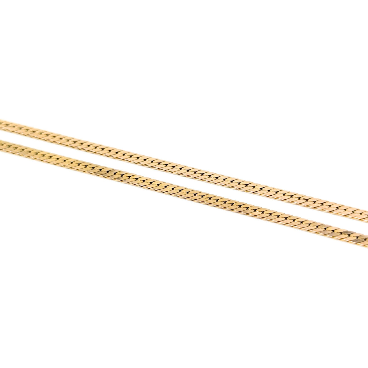 14K Gold Italian 18” 2.3mm Herringbone Necklace