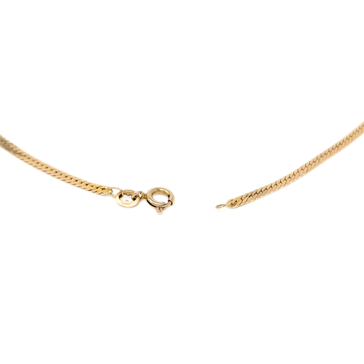 14K Gold Italian 18” 2.3mm Herringbone Necklace