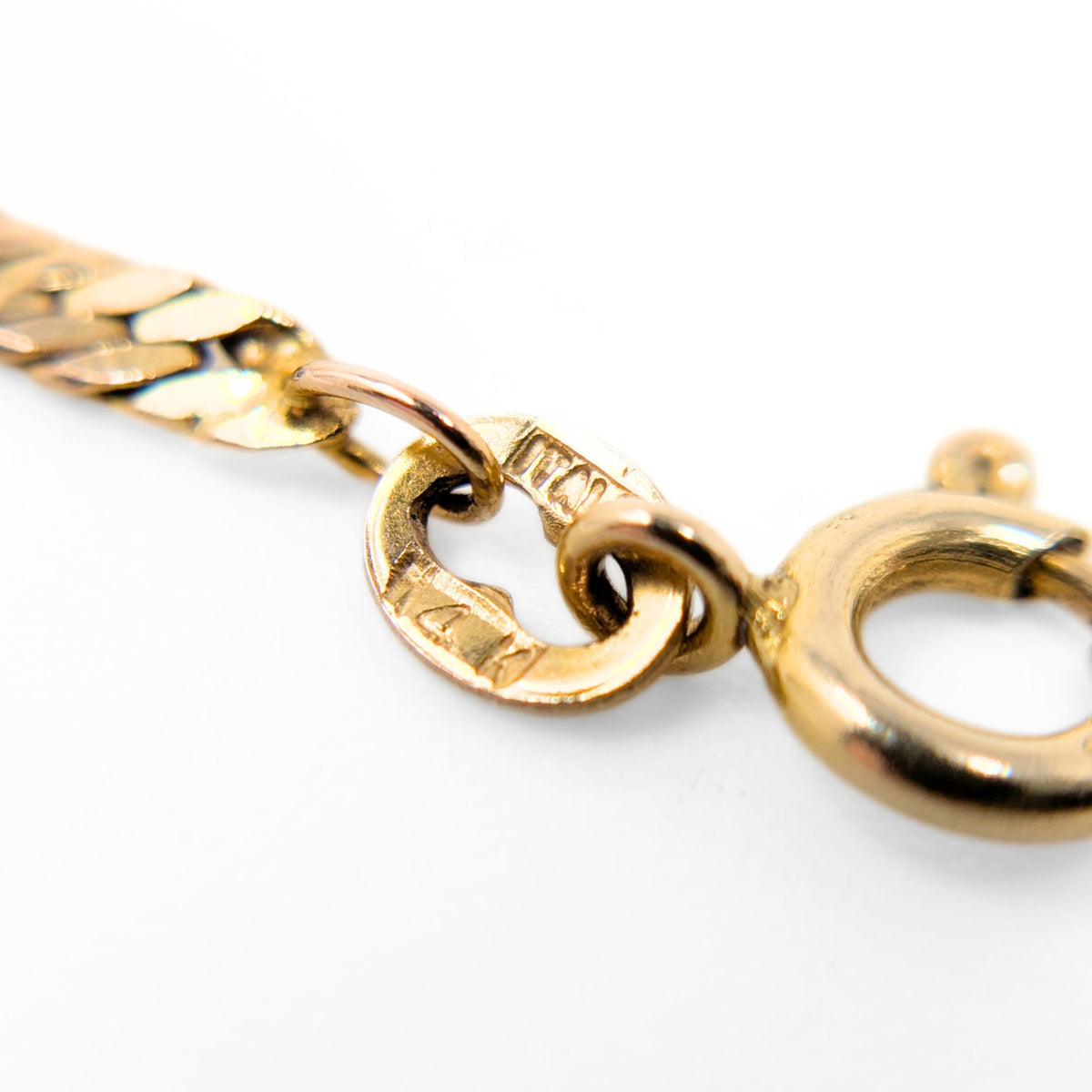 14K Gold Italian 18” 2.3mm Herringbone Necklace