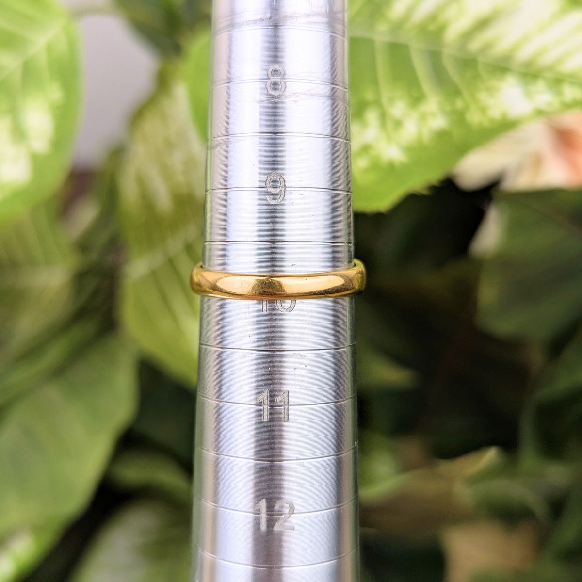 19K Gold Baltic Amber Art Deco Style Heart Ring - Size 10