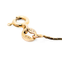 14K Gold Vintage 15” Pearl Pendant Necklace