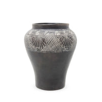 Ancient Greek Reproduction Hand Carved Art Pottery Vase