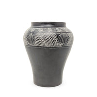 Ancient Greek Reproduction Hand Carved Art Pottery Vase