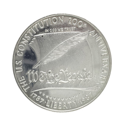 1987 Constitution Proof Silver Dollar
