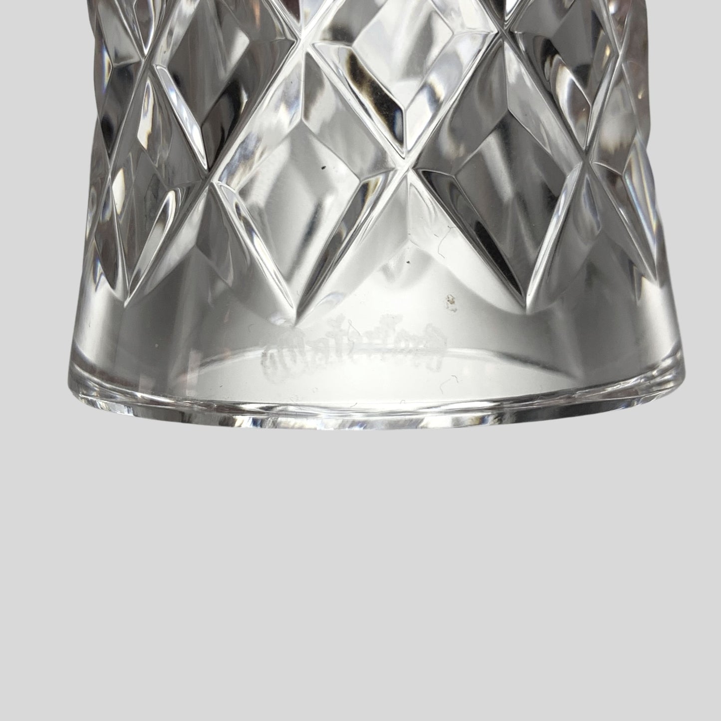 Waterford Comeragh Rare Thick Crystal Napkin Rings (2)