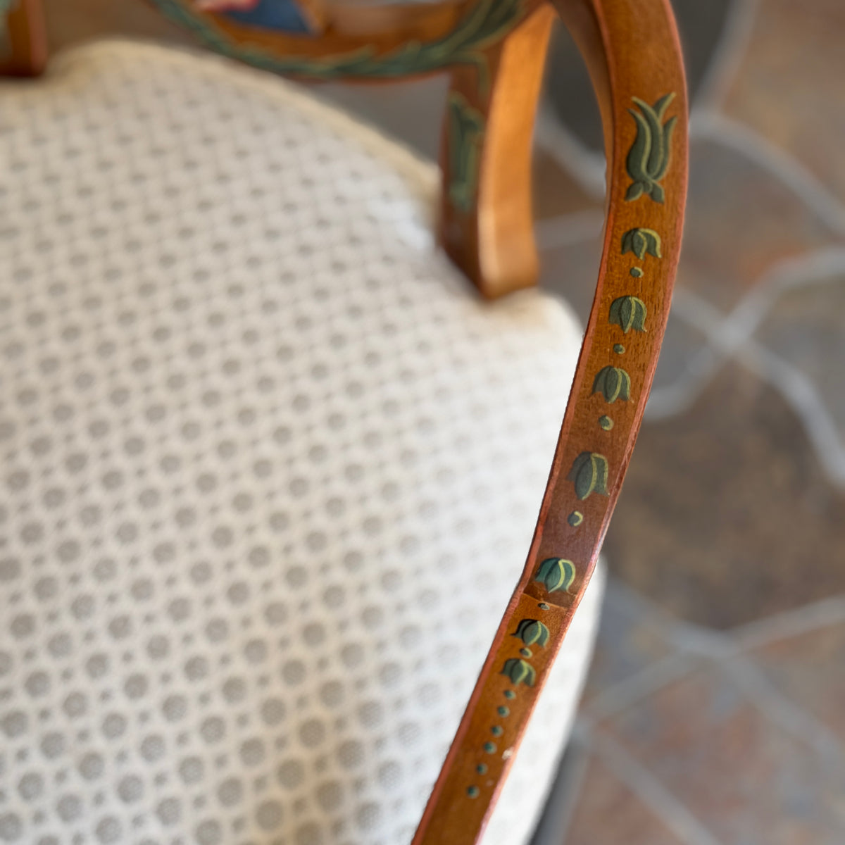 Wellington Hall Ltd. Decorated Shield Back Chair