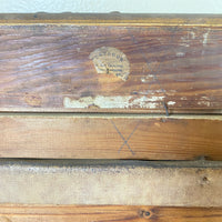 Antique French Seascape Oil on Canvas by G. Sheilds 38 x 28