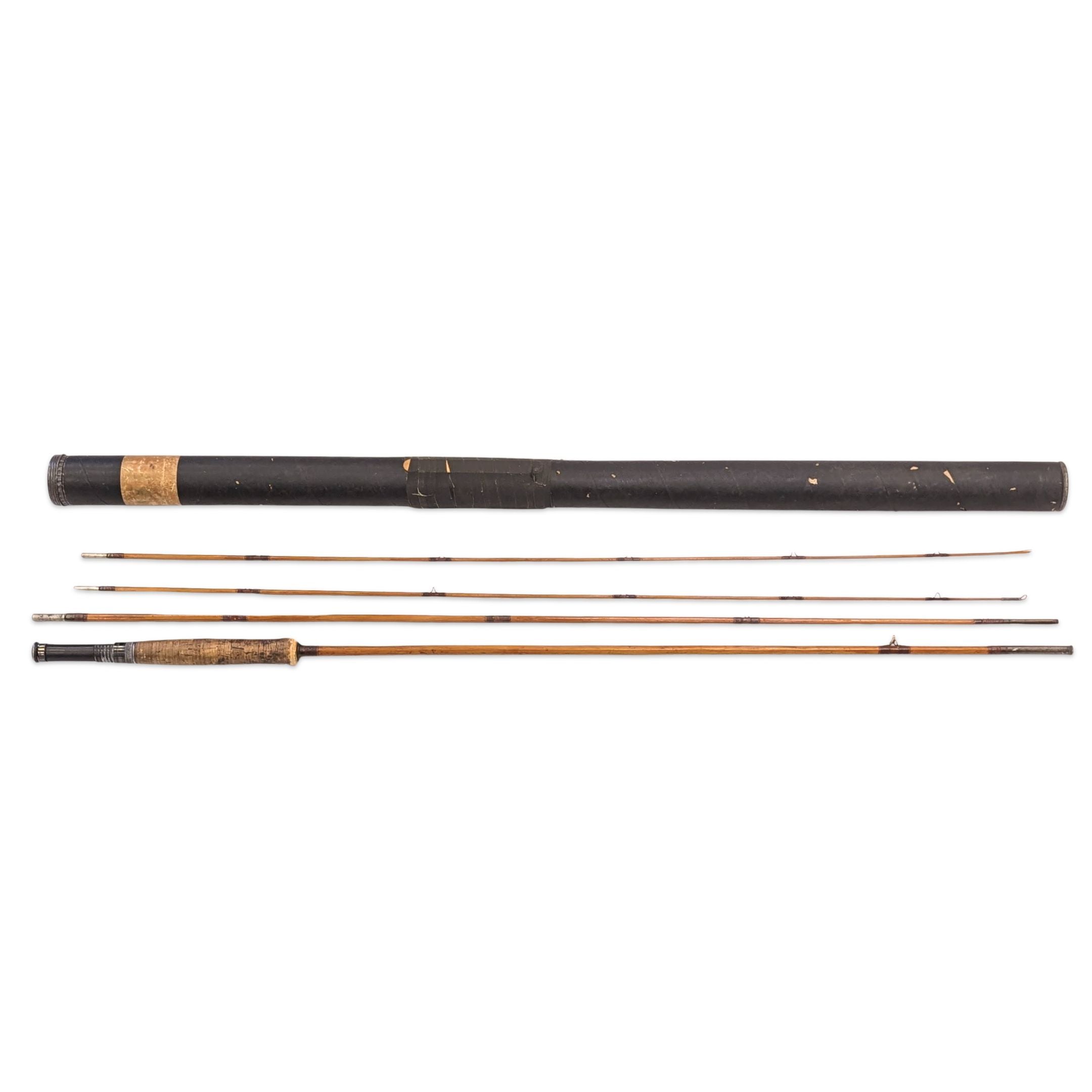 Vintage Split Bamboo 3pc Fly Fishing Rod w/ Extra Tip & Carrying Tube – Goodman's Antiques & Estate Jewelry