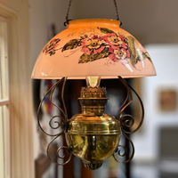 Antique Electrified Parlor Ceiling Light