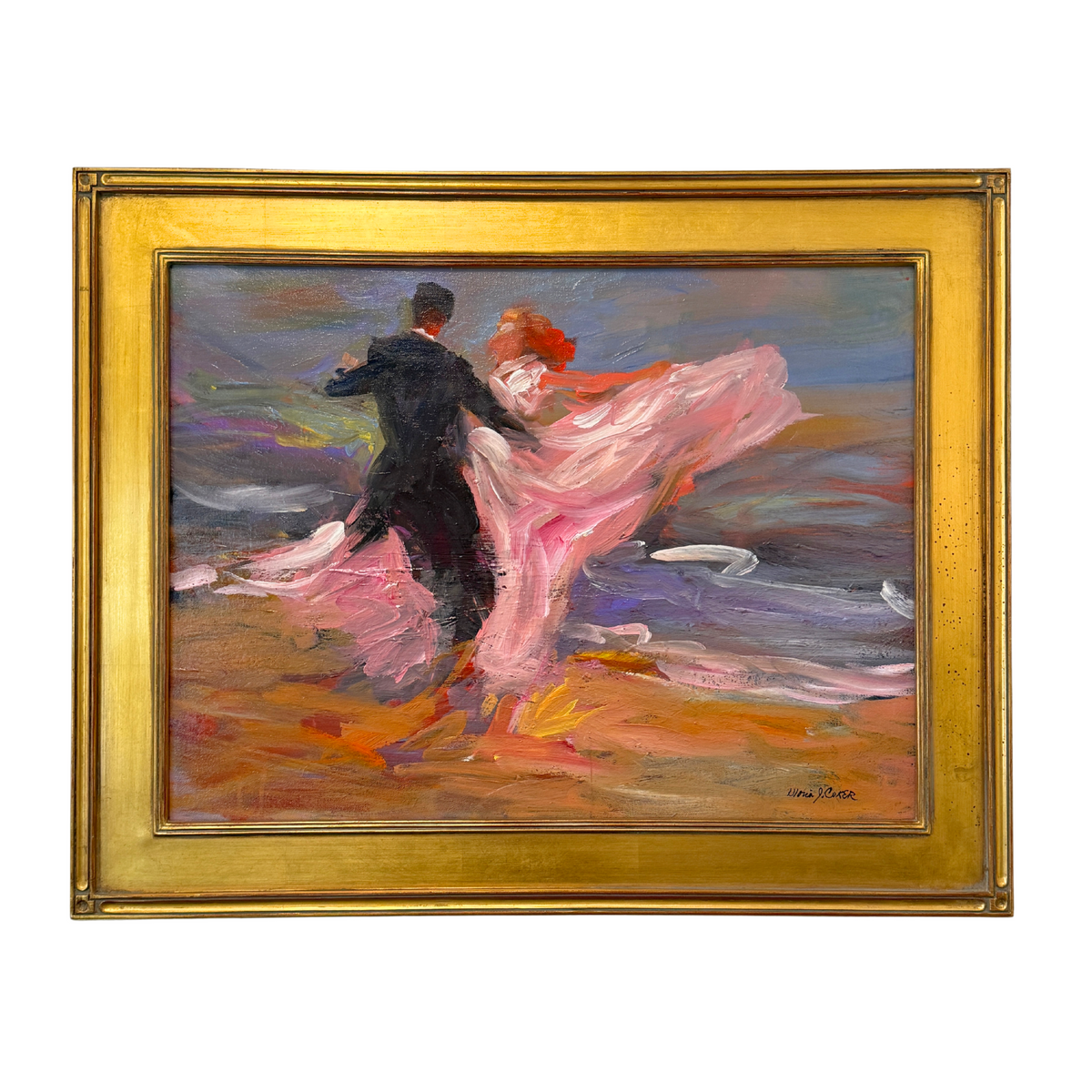 "Pink Waltz" Oil on Canvas by Gloria Coker, 2006