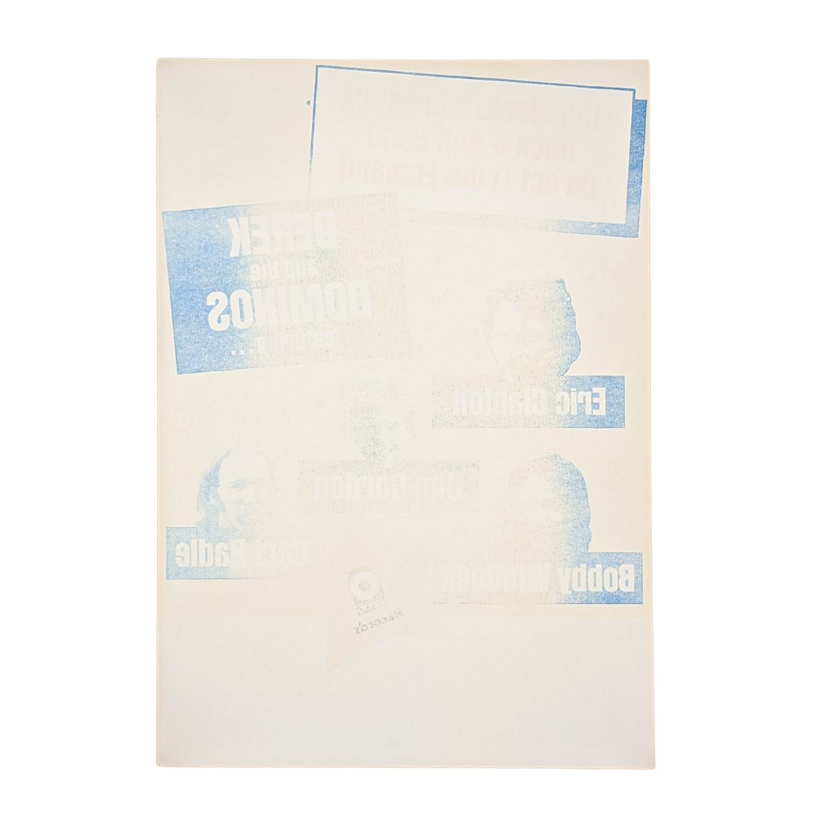 Derek and the Dominos Generic Tour Poster, ca. 1970