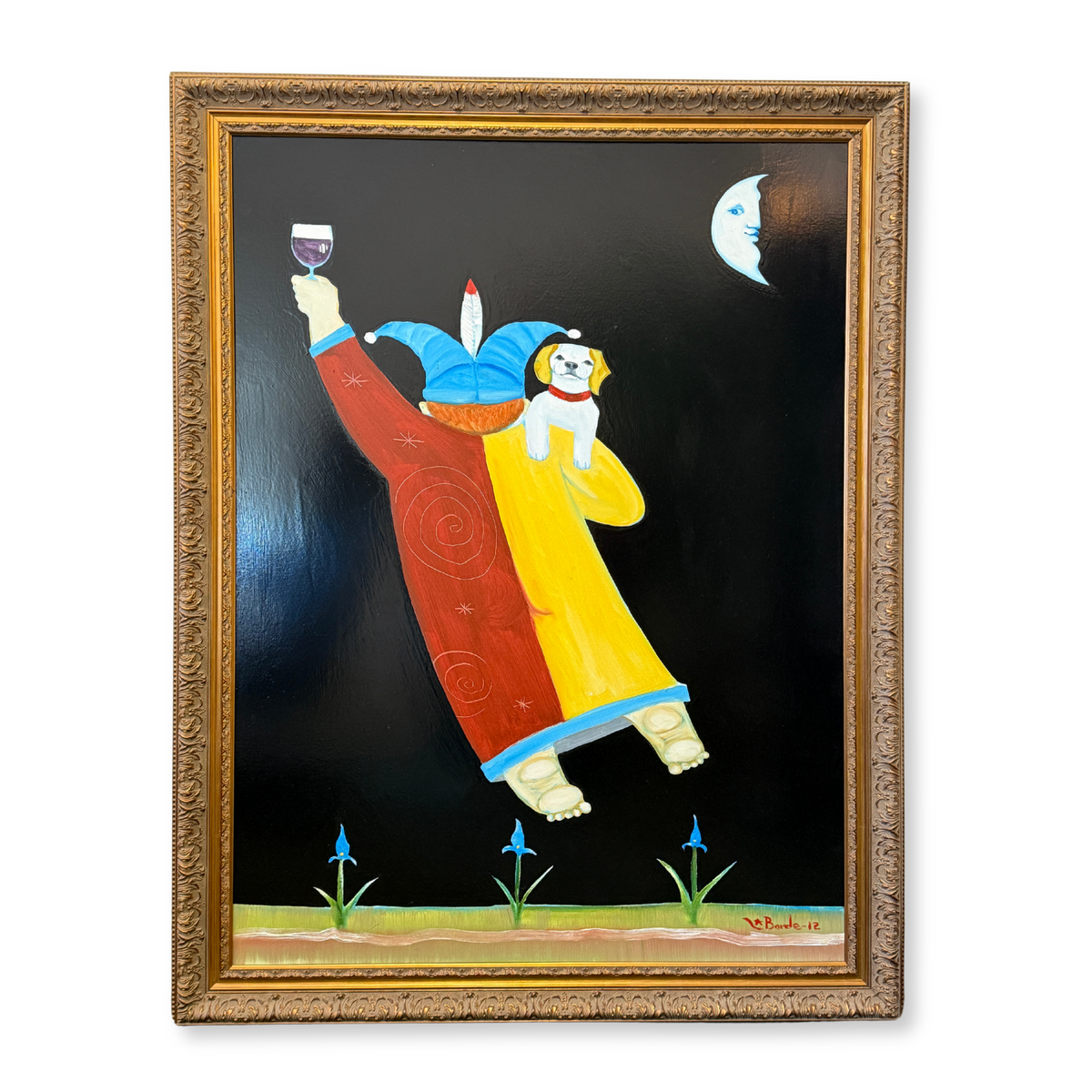"Looking Back At Everything He Saw The Special One" Oil on Canvas by Martin LaBorde, 2012